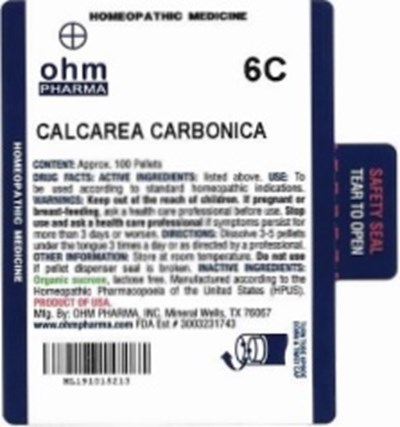 Md Tube Label (Calcarea Carbonica   Md Tube Label)